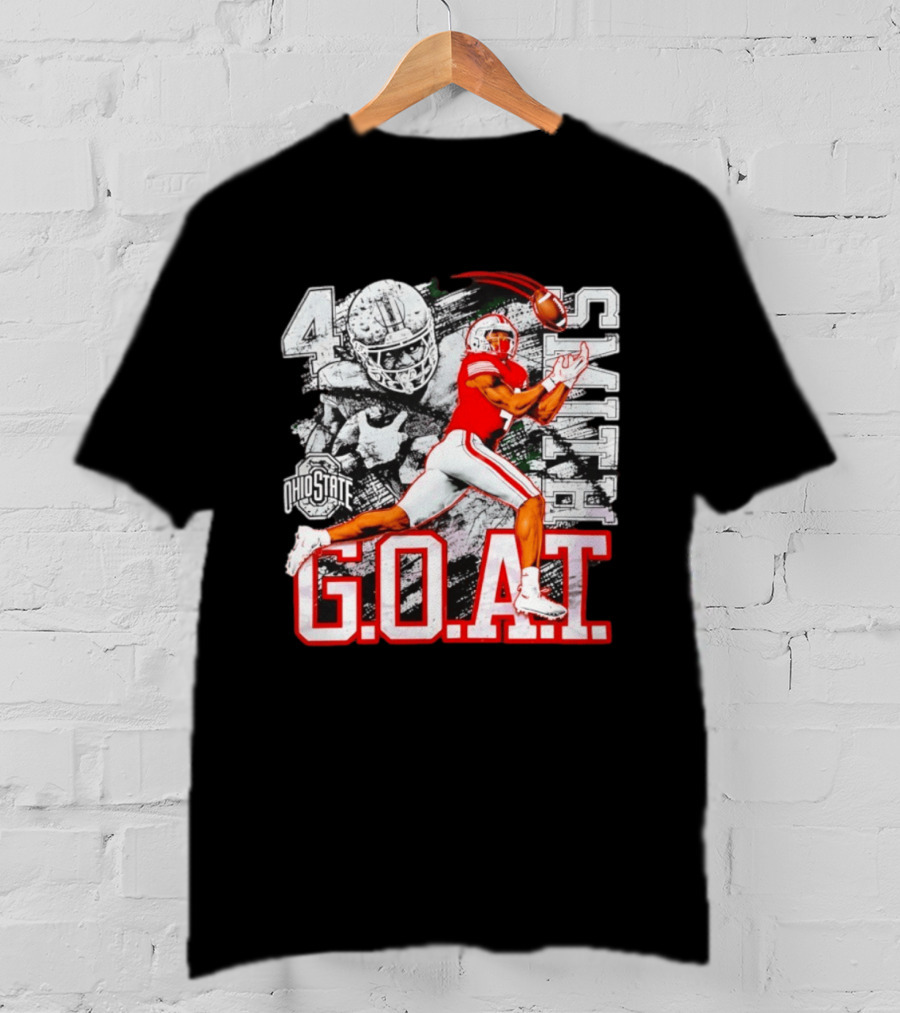 Ohio State Jeremiah Smith G.O.A.T Football 2026 T-Shirt