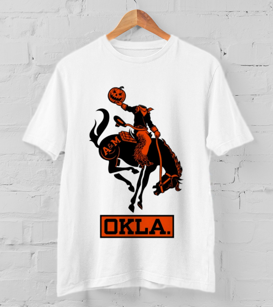 Wilson F. Ball Okla A&M Headless Horseman Halloween Oklahoma State T-Shirt