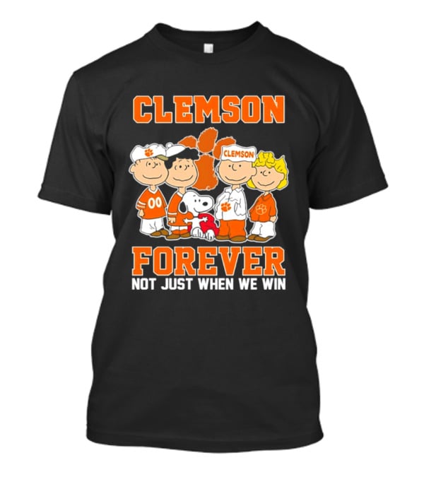 Peanuts Clemson Forever Loyalty With Snoopy And Friends T-Shirt