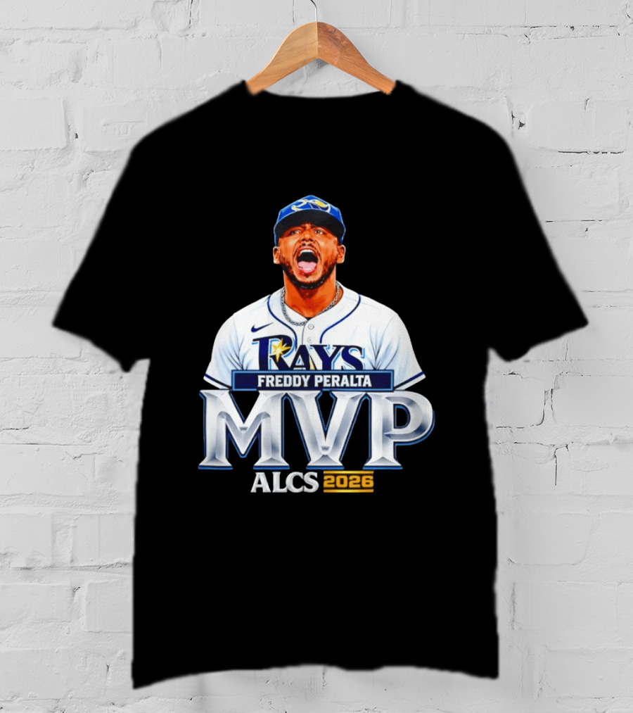 Tampa Bay Rays Freddy Peralta ALCS MVP Celebration 2026 T-Shirt