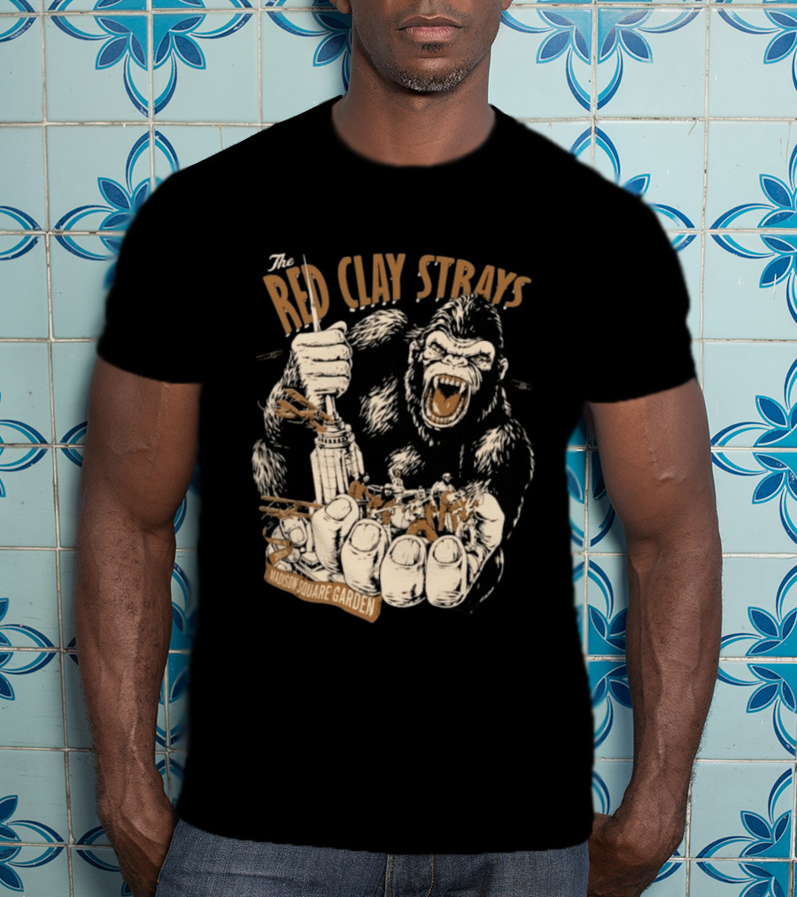 The Red Clay Strays Madison Square Garden New York 2026 Gorilla Empire State Building T-Shirt