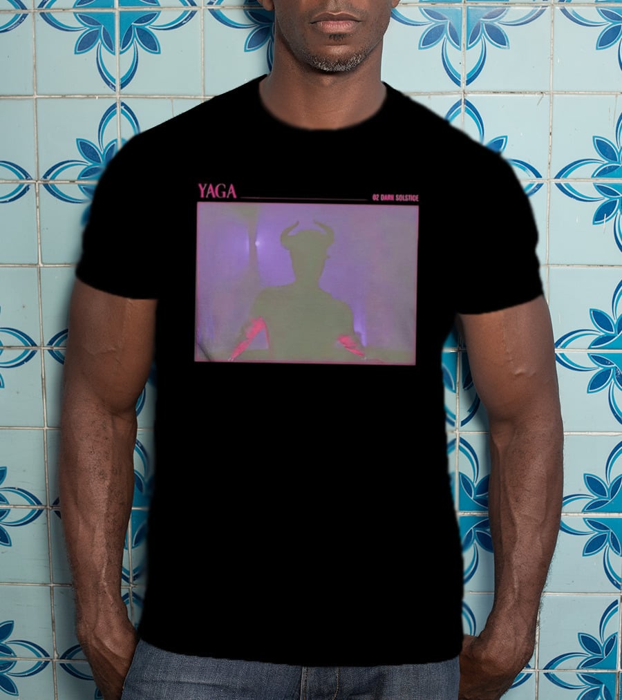 Yaga Dark Solstice Mystical Atmosphere Horned T-Shirt