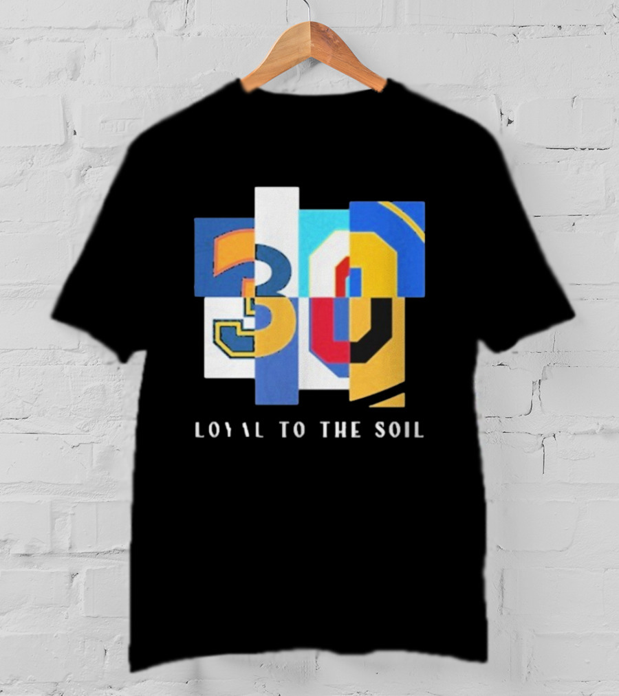 30 Loyal To The Soil Sports-Inspired Patchwork Style T-Shirt