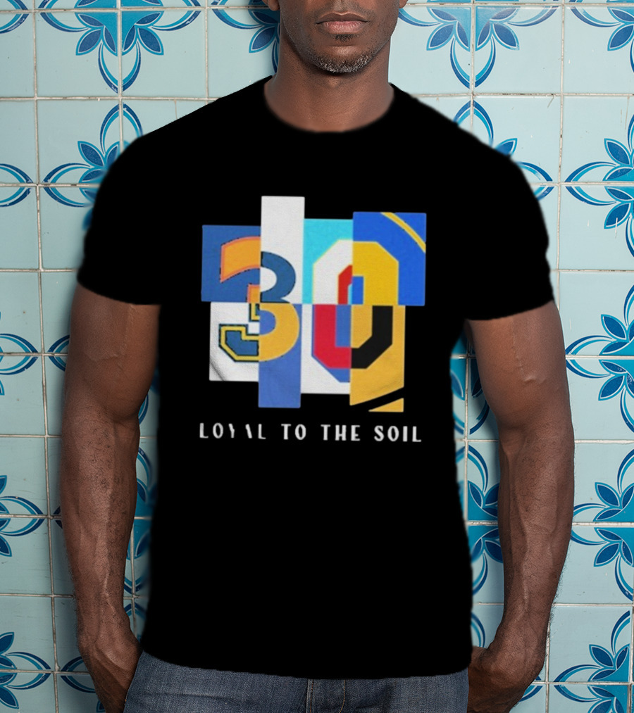 30 Loyal To The Soil Sports-Inspired Patchwork Style T-Shirt