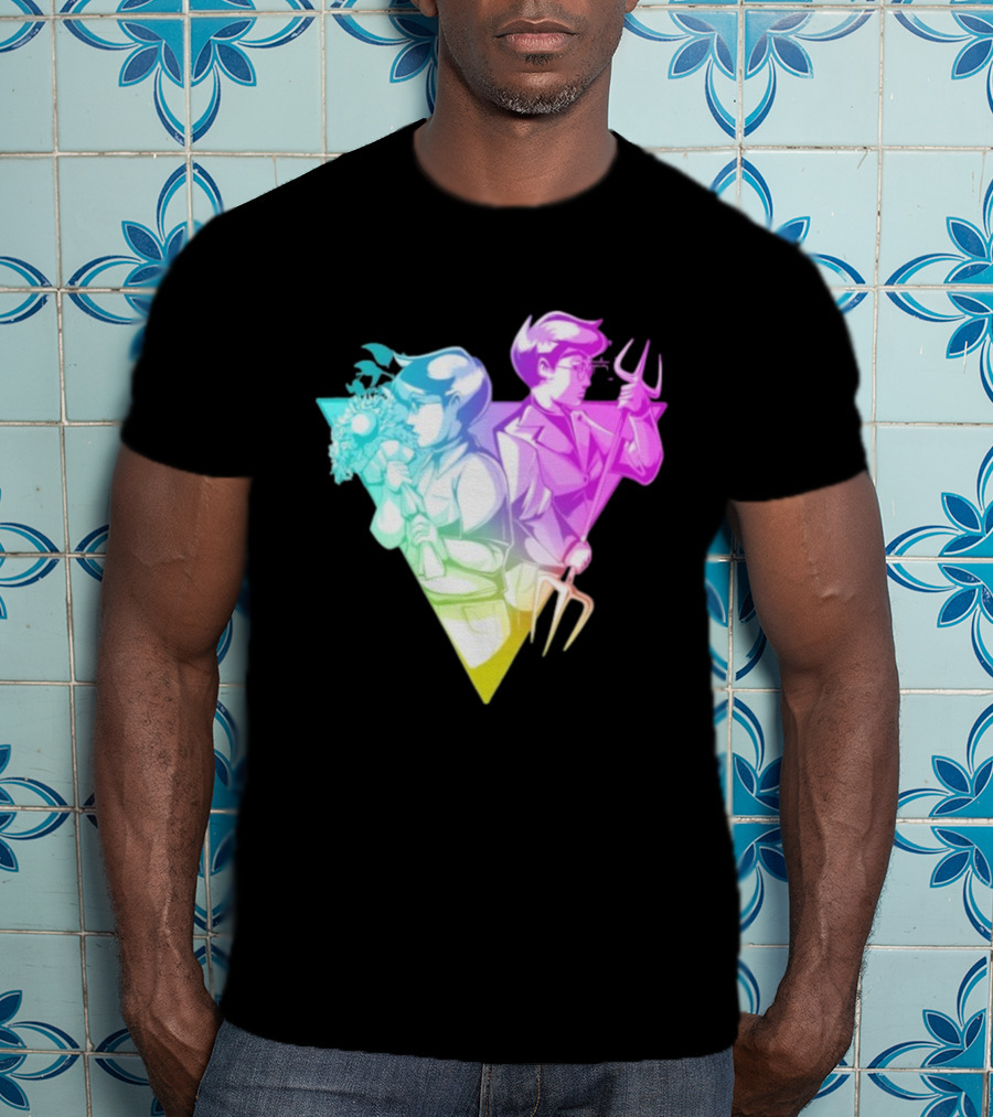 BDTH Division Character Illustration Gradient Style T-Shirt