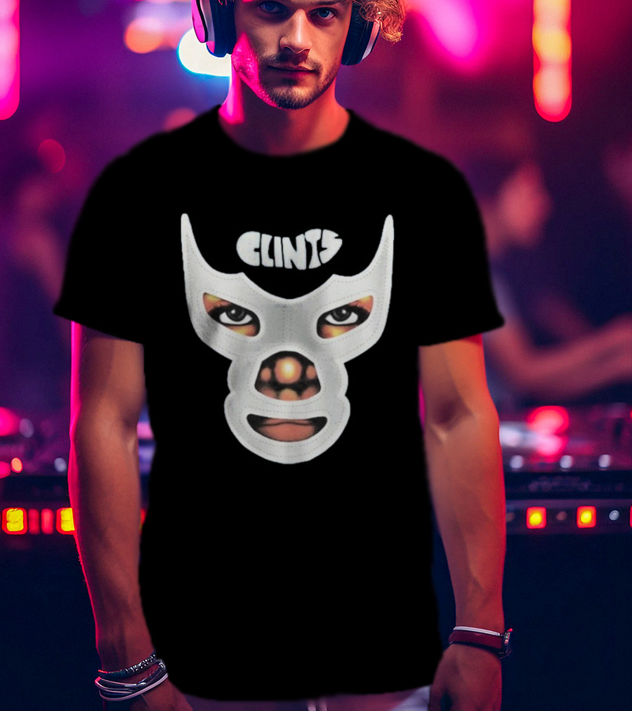 Clints Wrestler Mask Eyes T-Shirt
