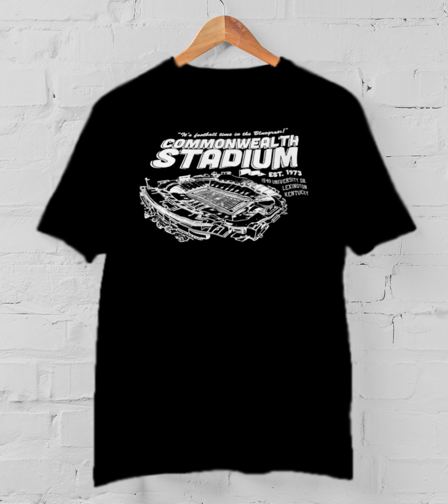 It’s Football Time In The Bluegrass Commonwealth Stadium Est. 1973 1540 University Lexington Kentucky T-Shirt