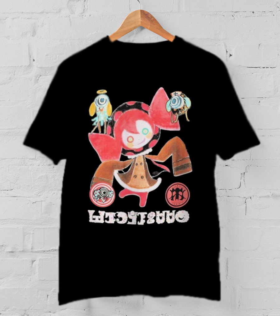 Puella Magi Madoka Magica Charlotte Kawaii Anime Character With Cute Red And Pink Features T-Shirt