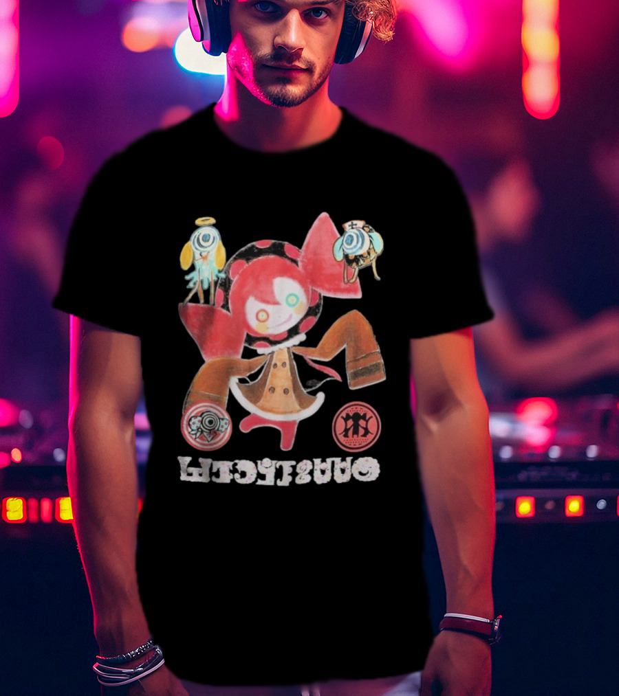 Puella Magi Madoka Magica Charlotte Kawaii Anime Character With Cute Red And Pink Features T-Shirt