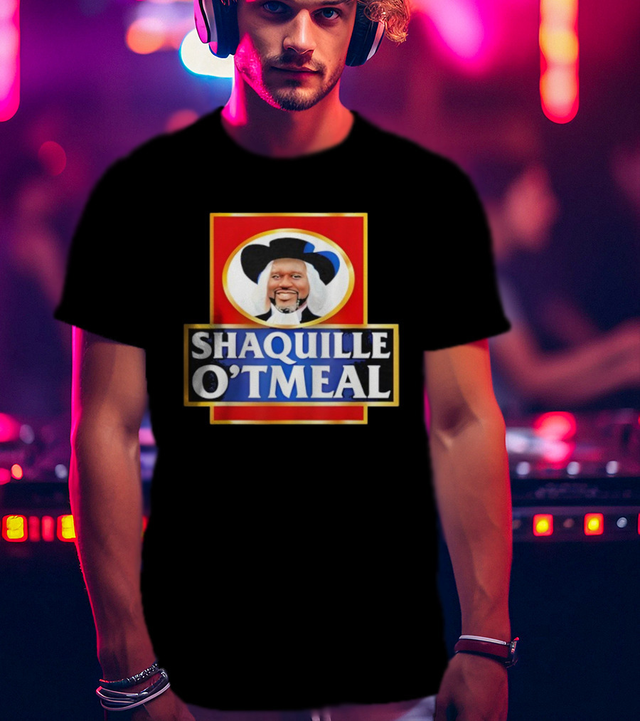 Shaquille Oatmeal Meme Quaker Parody T-Shirt