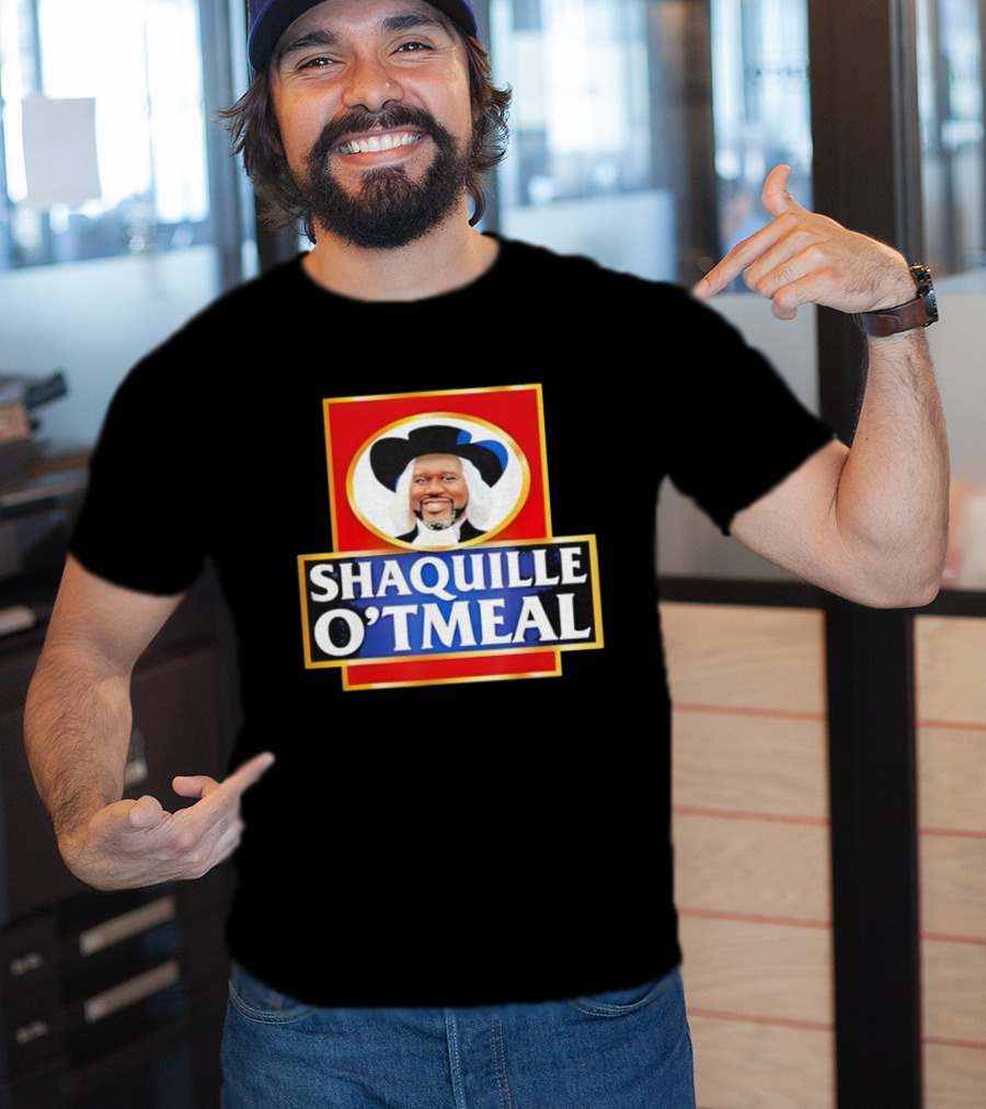 Shaquille Oatmeal Meme Quaker Parody T-Shirt