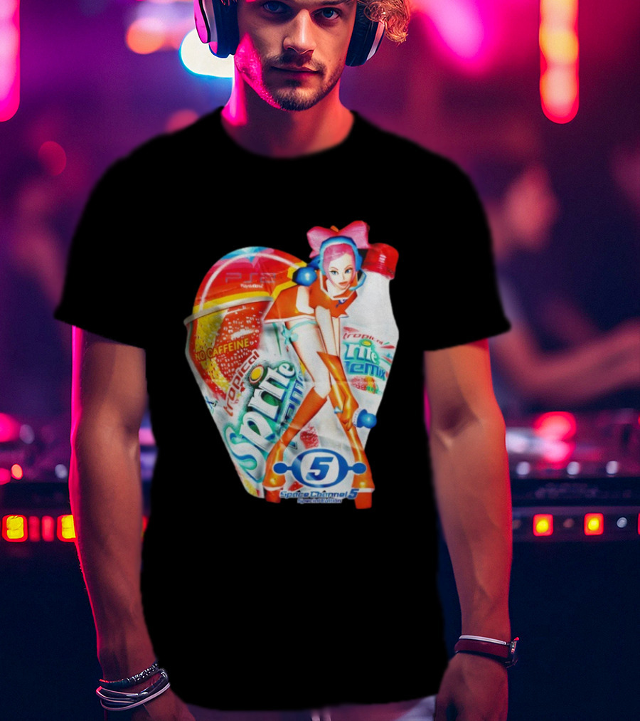 Tropical Sprite Remix No Caffeine Space Channel 5 Special Edition T-Shirt