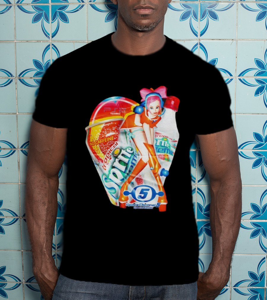 Tropical Sprite Remix No Caffeine Space Channel 5 Special Edition T-Shirt