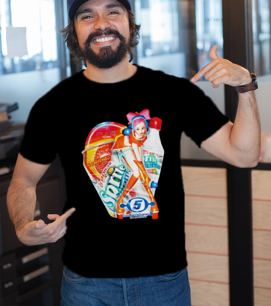 Tropical Sprite Remix No Caffeine Space Channel 5 Special Edition T-Shirt
