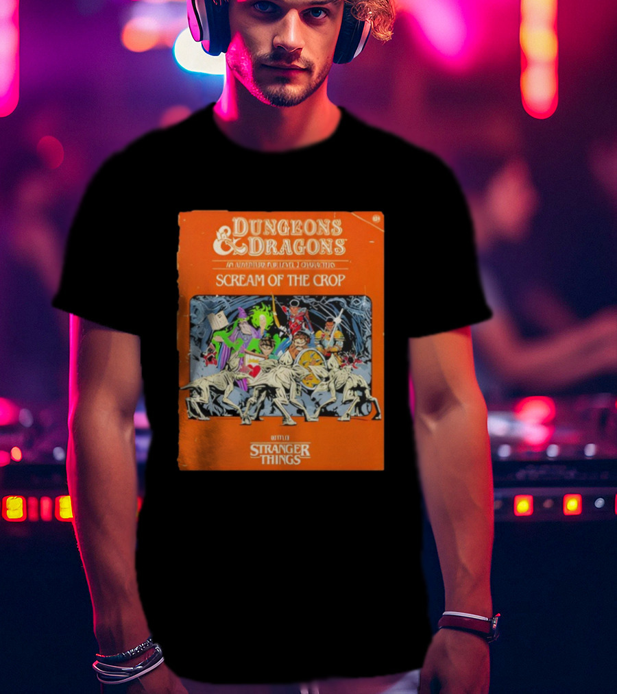 Dungeons And Dragons Scream Of The Crop Stranger Things T-Shirt