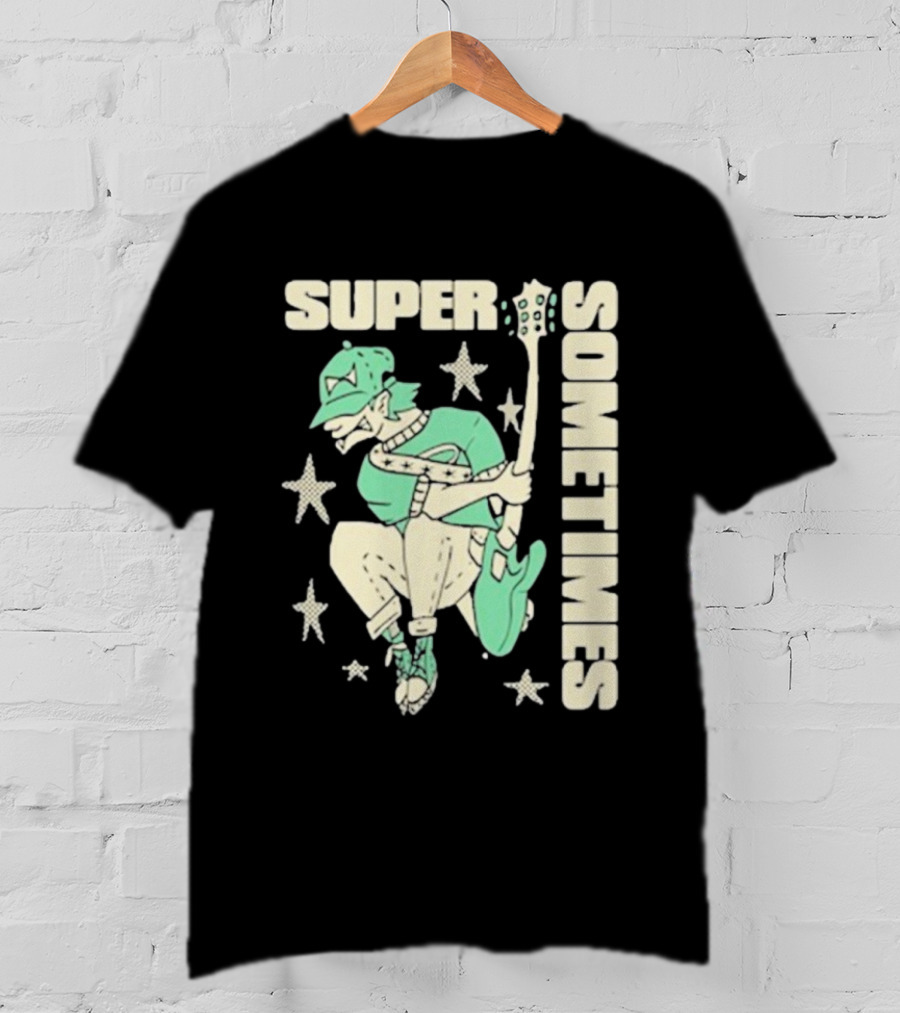 Super Sometimes Jumpman Guitar Star Icon T-Shirt