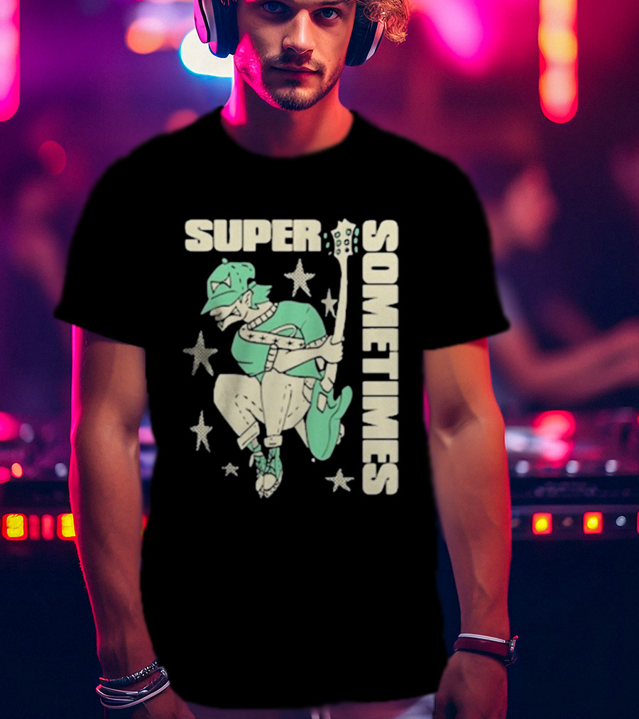 Super Sometimes Jumpman Guitar Star Icon T-Shirt
