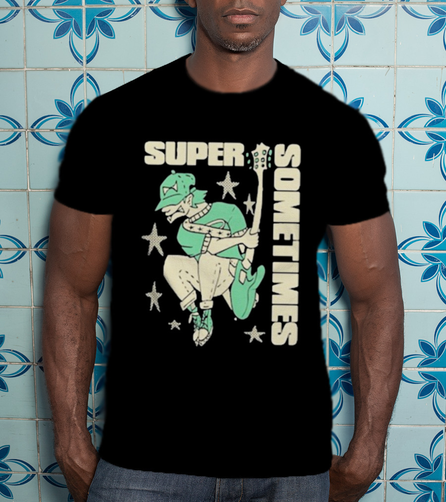 Super Sometimes Jumpman Guitar Star Icon T-Shirt