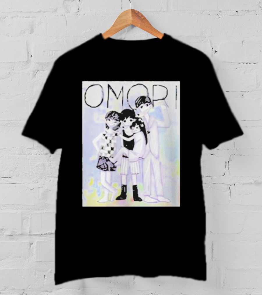 OMORI Game Characters Group Illustration T-Shirt