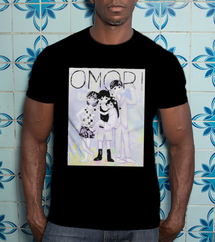 OMORI Game Characters Group Illustration T-Shirt