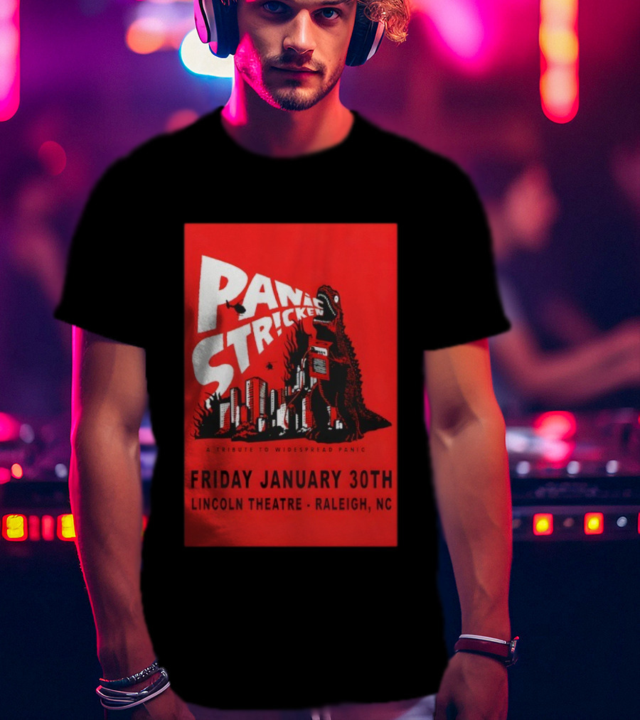 Panic Stricken A Tribute To Widespread Panic Lincoln Theatre Raleigh NC January 30 2026 T-Shirt