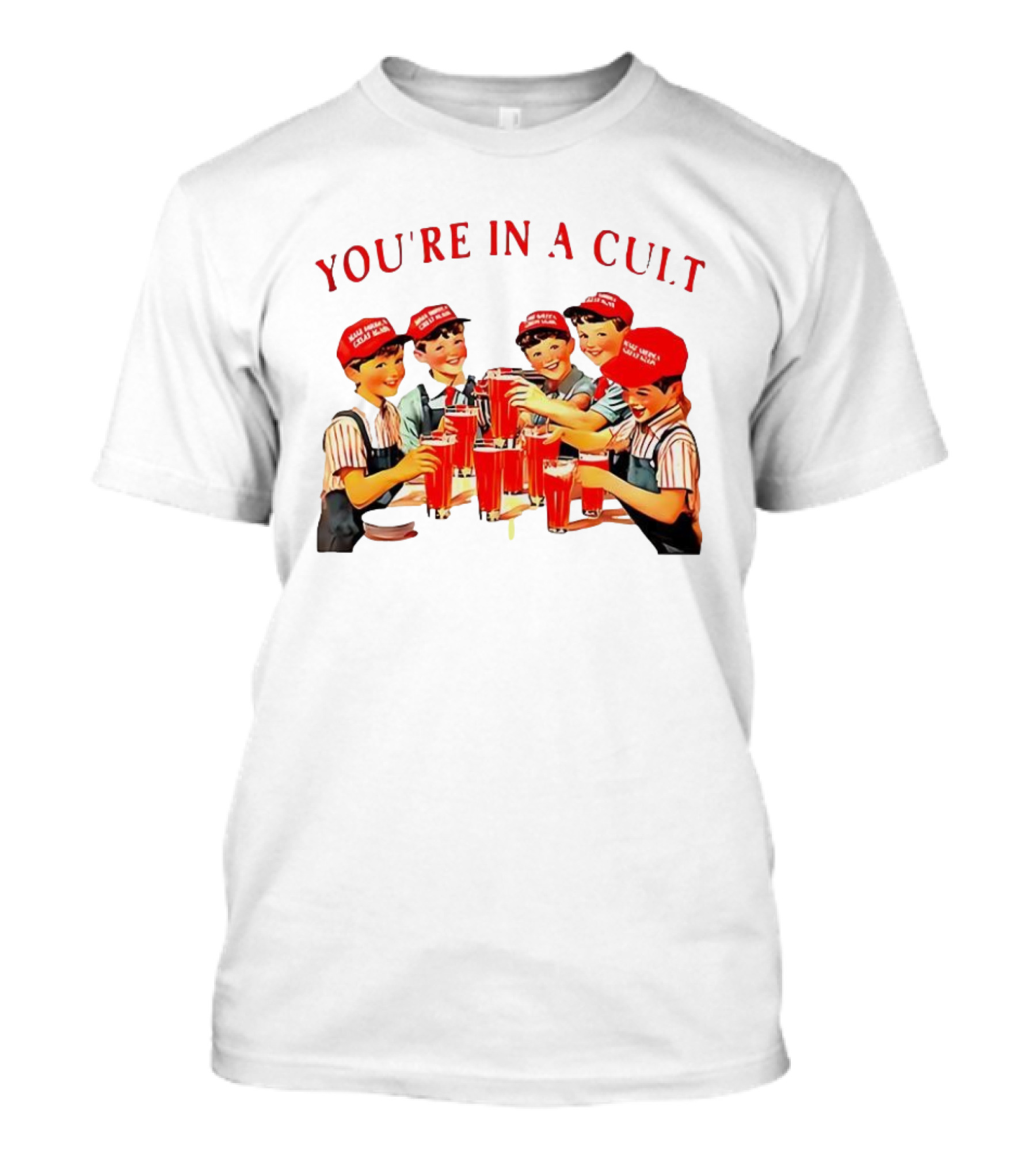 You're In A Cult Make America Cult Again Vintage Theme T-Shirt