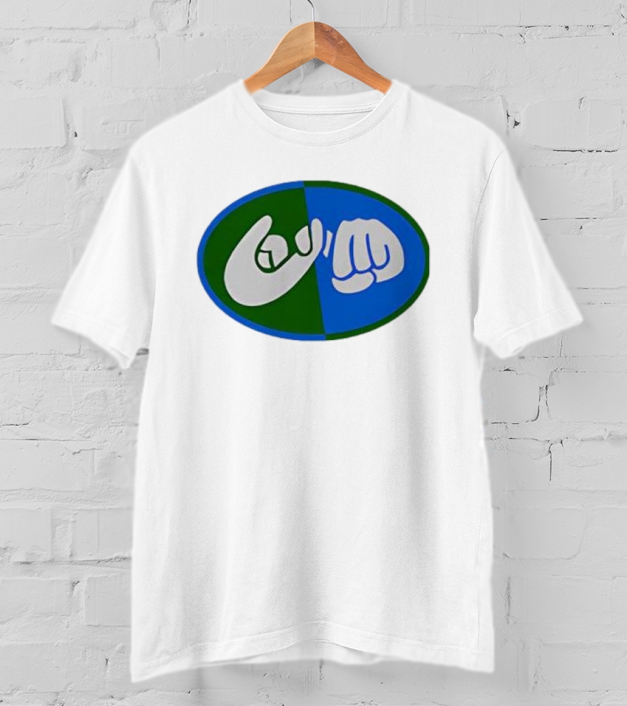 Help With That Request Circle Hand And Fist Icon T-Shirt