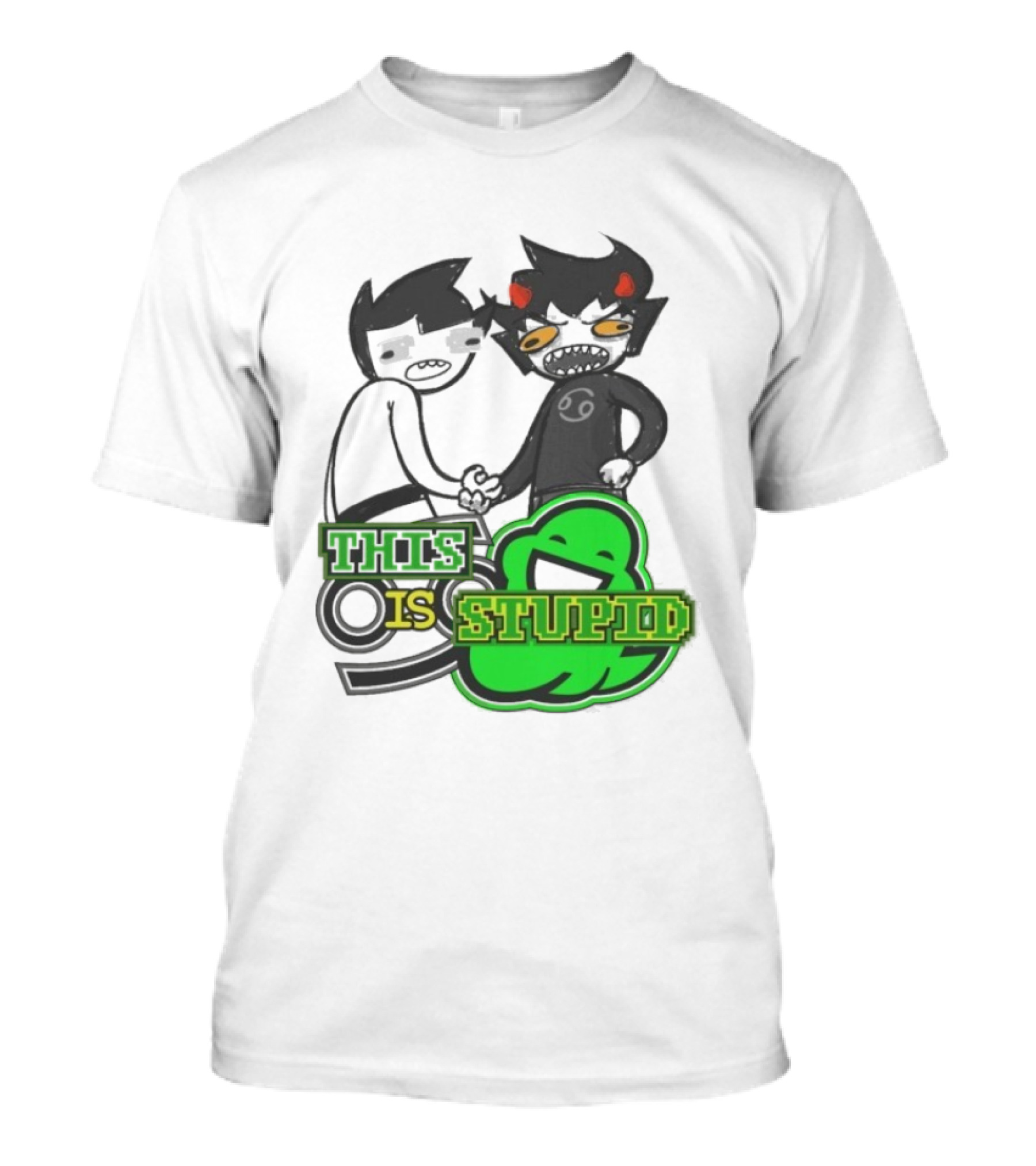 Strife Project This Is Stupid Homestuck New Age Of Assholes Gamzee Makara Iconic Troll Characters T-Shirt