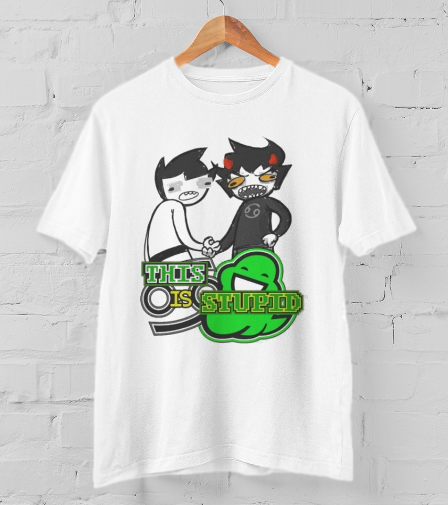 Strife Project This Is Stupid Homestuck New Age Of Assholes Gamzee Makara Iconic Troll Characters T-Shirt