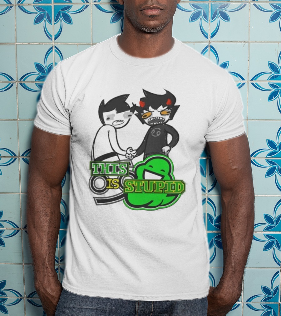 Strife Project This Is Stupid Homestuck New Age Of Assholes Gamzee Makara Iconic Troll Characters T-Shirt