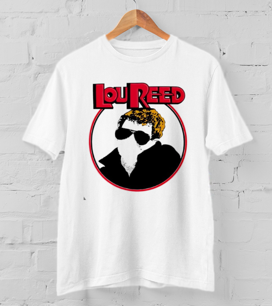 Lou Reed Sally Can’t Dance Circle Portrait T-Shirt