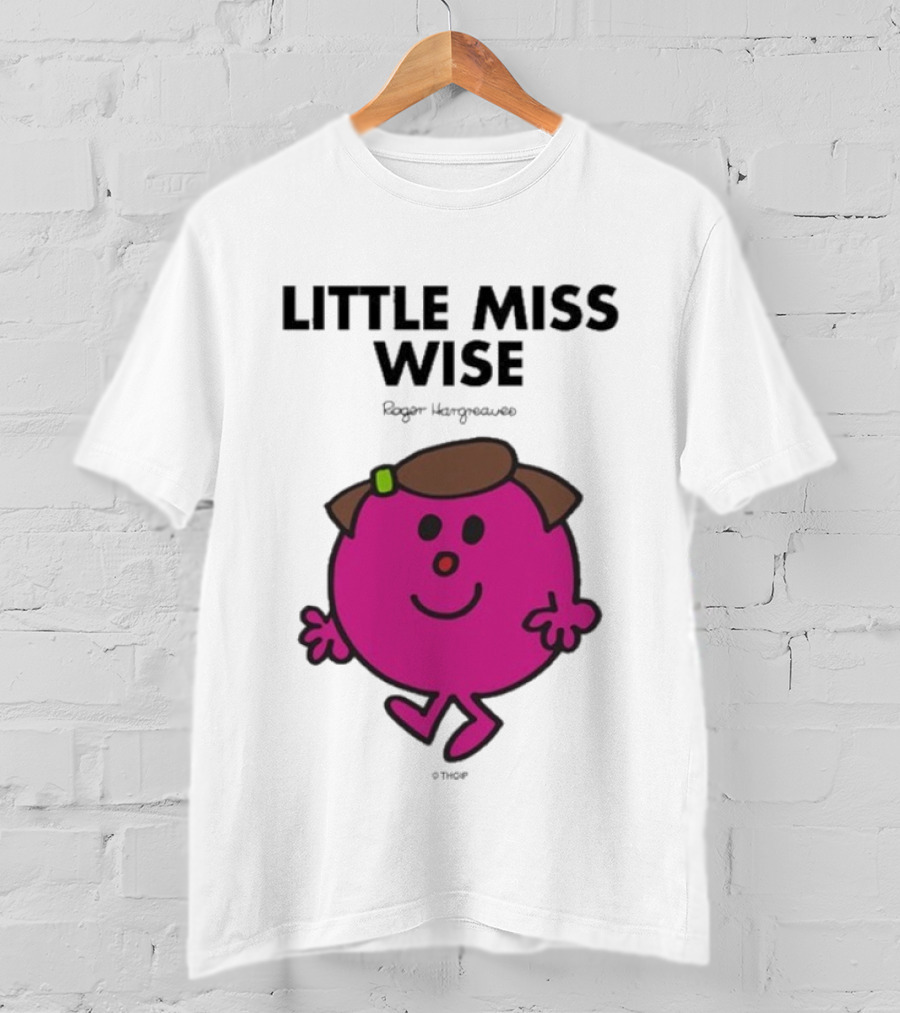Mr. Men Little Miss Wise Roger Hargreaves Character T-Shirt