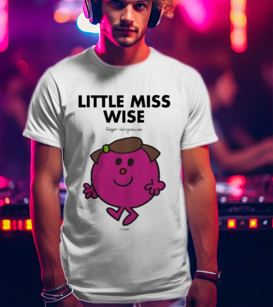 Mr. Men Little Miss Wise Roger Hargreaves Character T-Shirt