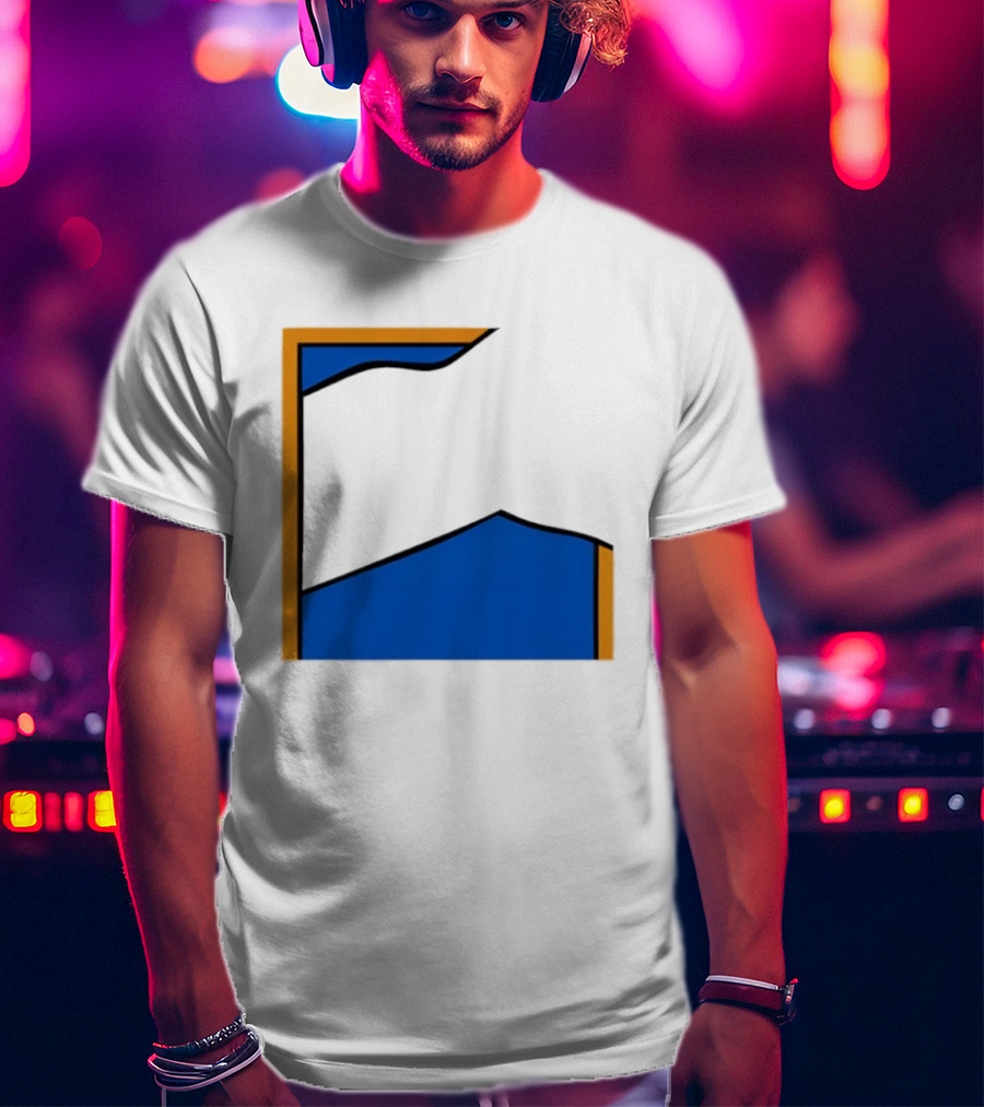 Thechemicalbrothers Kipping Like A Stone Retro Blue Orange Modern Art Style T-Shirt