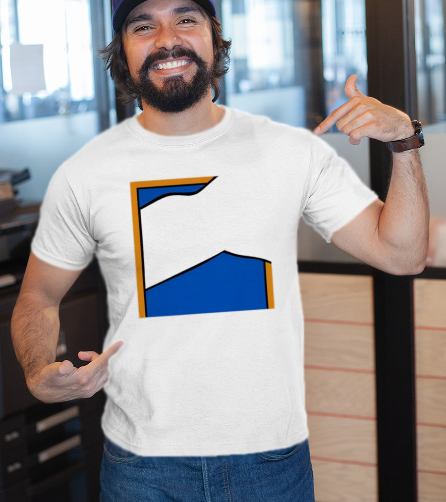 Thechemicalbrothers Kipping Like A Stone Retro Blue Orange Modern Art Style T-Shirt