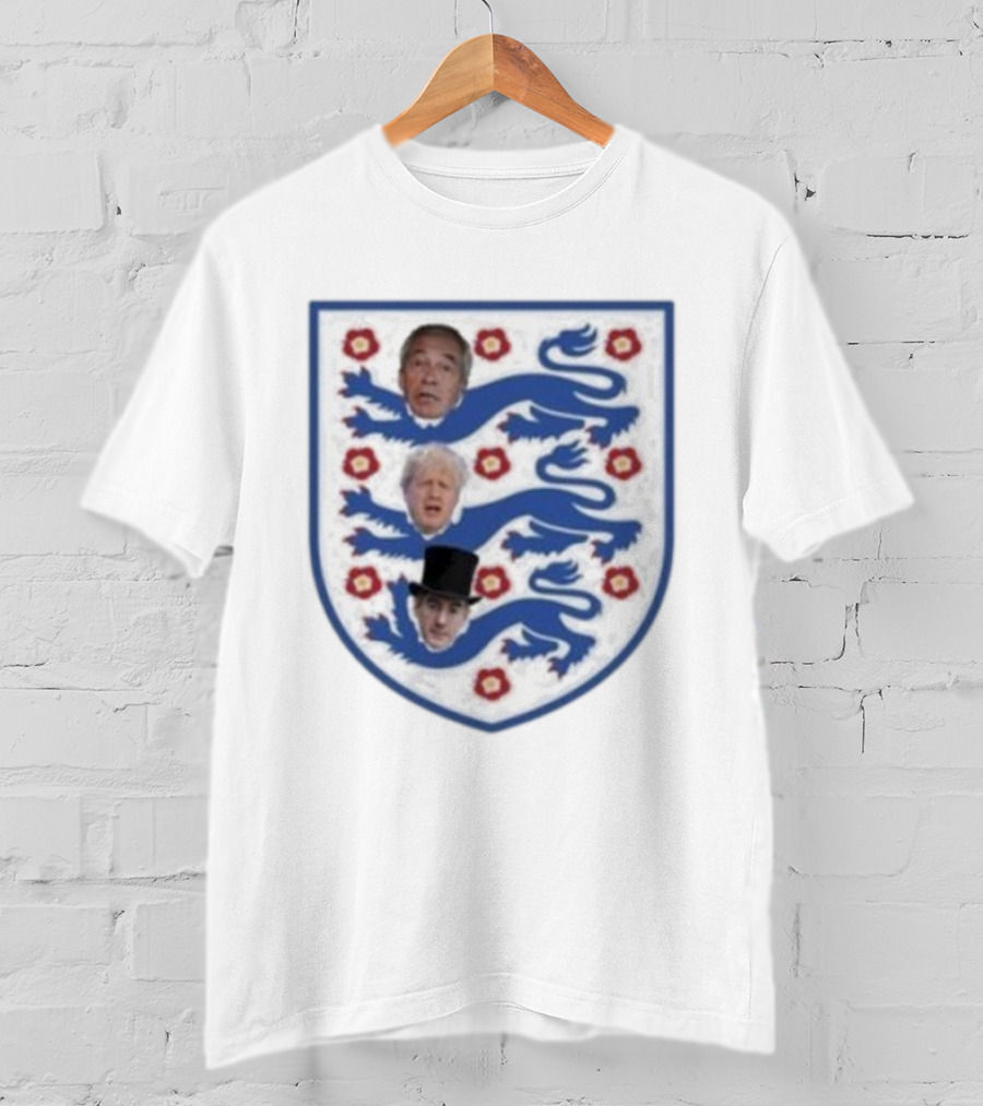 Three Liars On My England Football Crest Parody T-Shirt