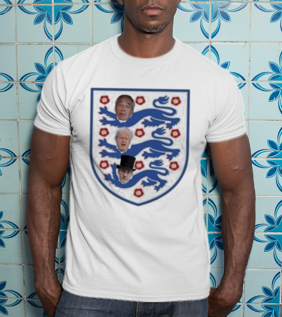 Three Liars On My England Football Crest Parody T-Shirt