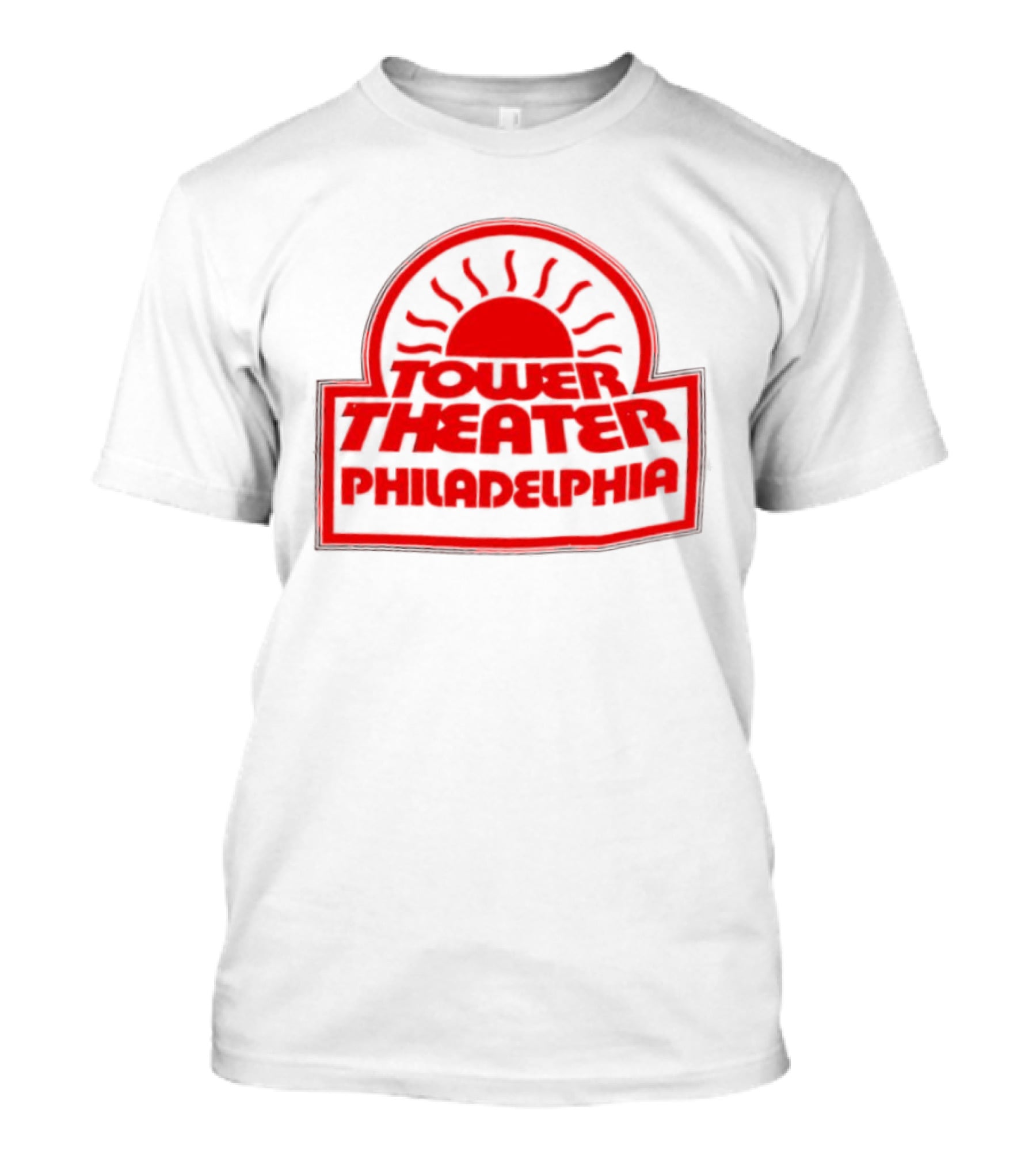 Tower Theater Philadelphia 1970s Midnight Sun Vintage Retro Style T-Shirt