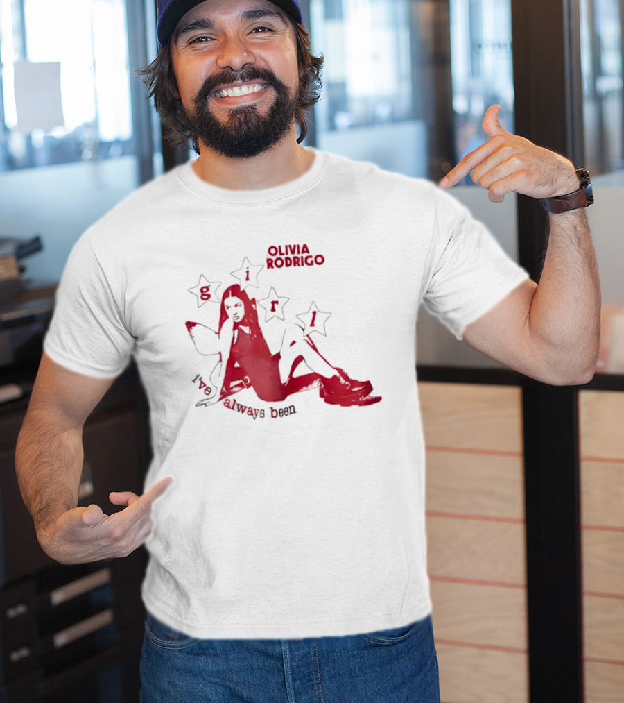 Olivia Rodrigo Girl I've Always Been Starry Illustration T-Shirt