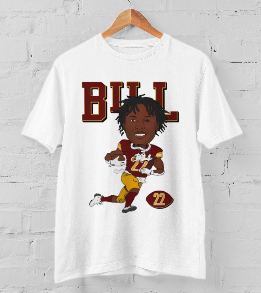 Bill Washington Commanders 22 Football Player Icon T-Shirt