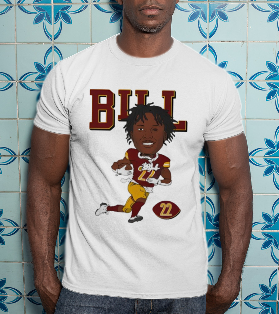 Bill Washington Commanders 22 Football Player Icon T-Shirt