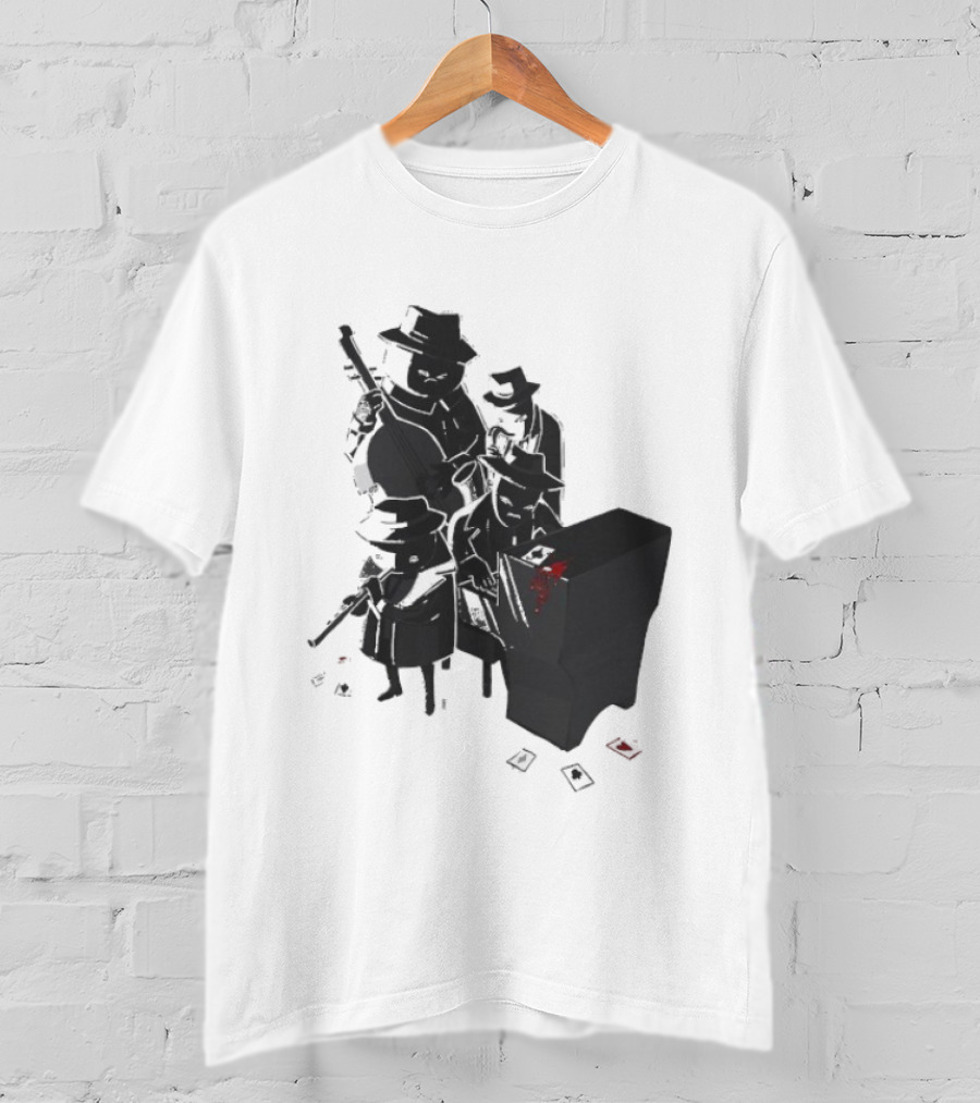 Project Soundpage Midnight Music Jazz Band Noir Aesthetic T-Shirt