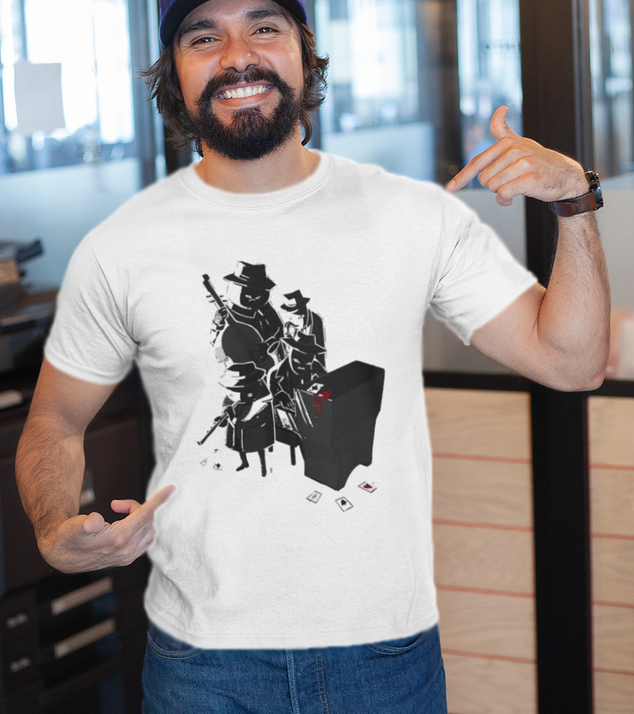 Project Soundpage Midnight Music Jazz Band Noir Aesthetic T-Shirt