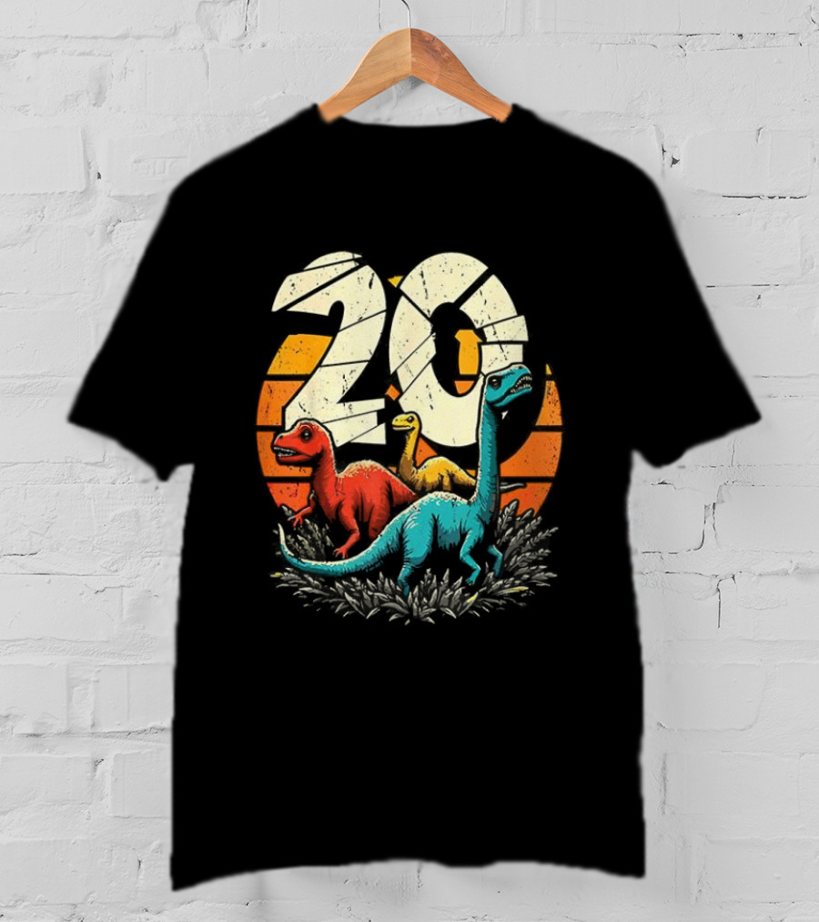 20 Year Old Dinosaur Prehistoric Times T-Shirt