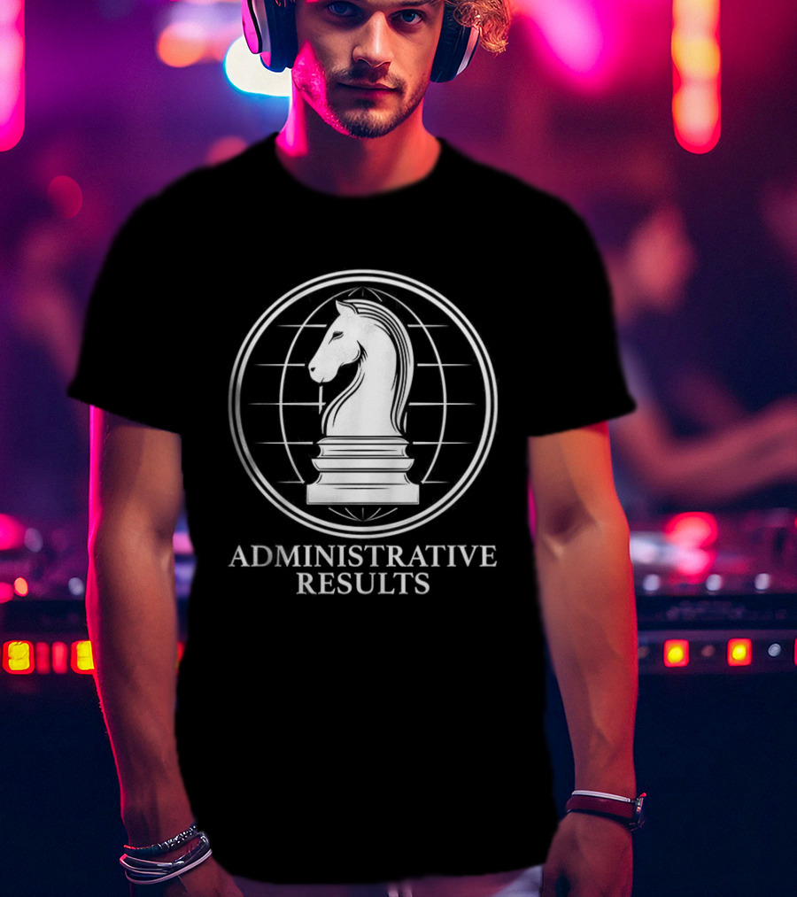 Administrative Results Chess Knights No Rules Only Results T-Shirt