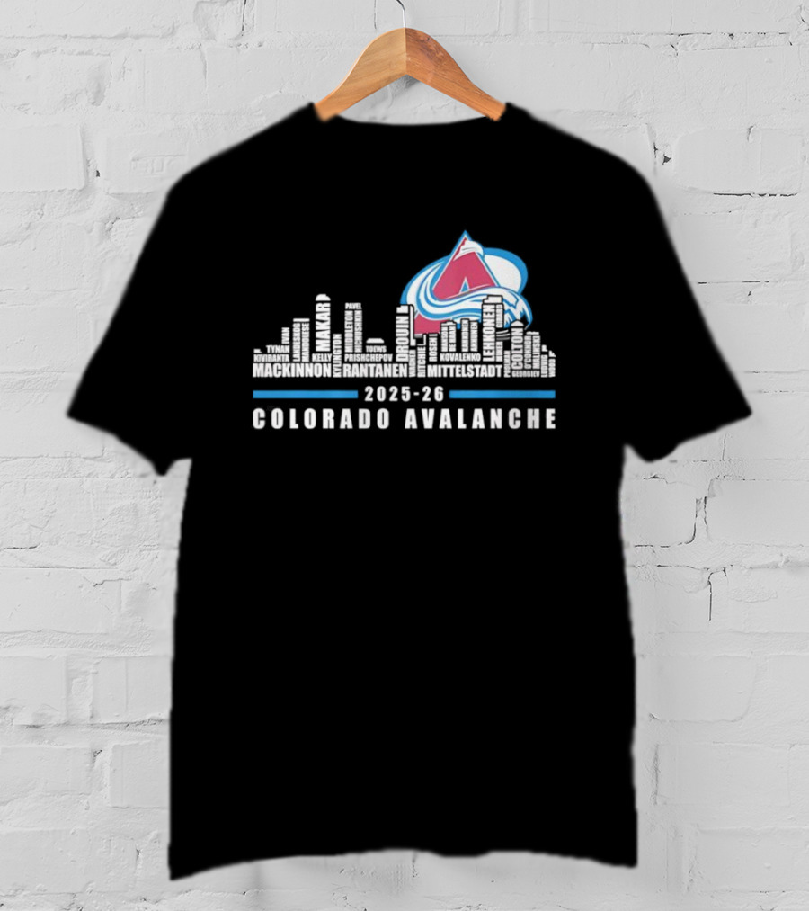 Colorado Avalanche 2025 26 City Skyline T-Shirt