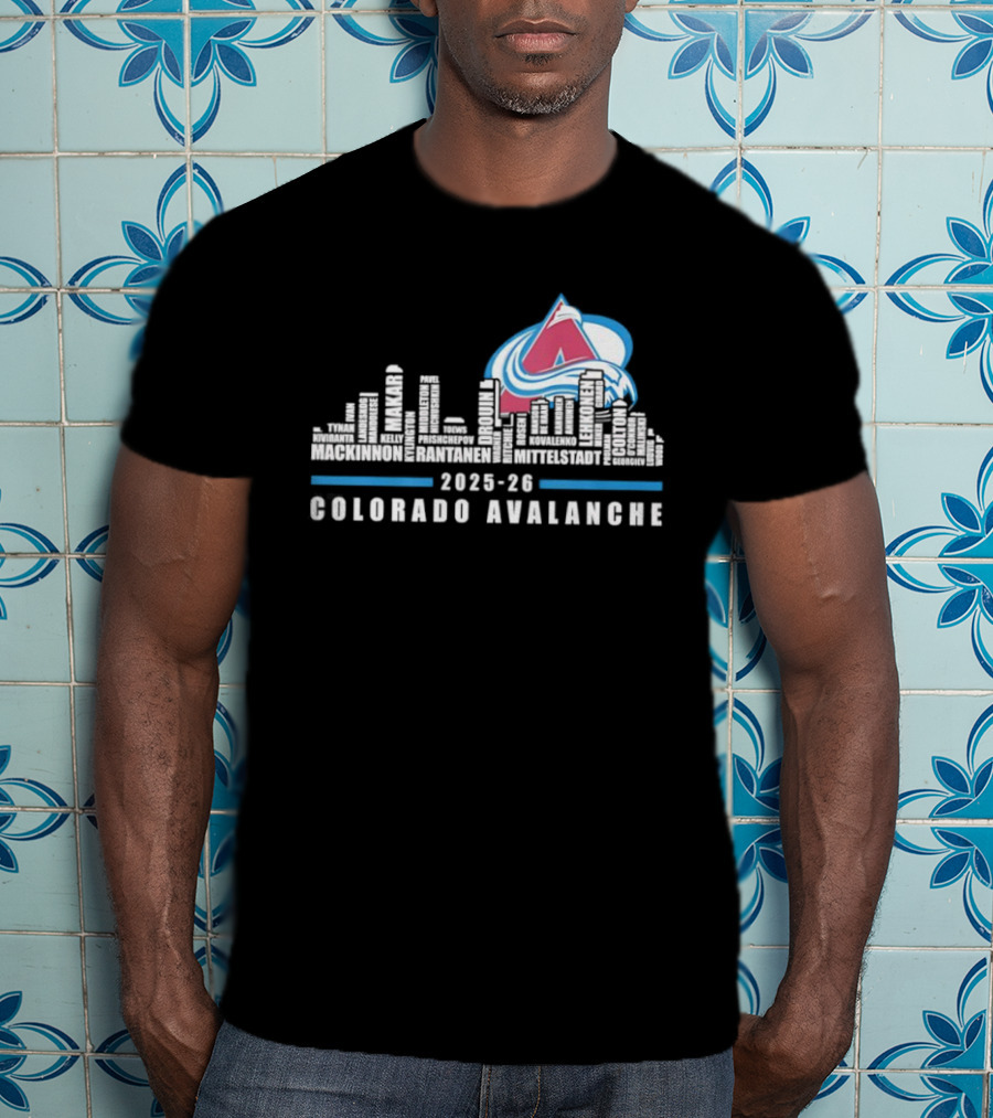 Colorado Avalanche 2025 26 City Skyline T-Shirt