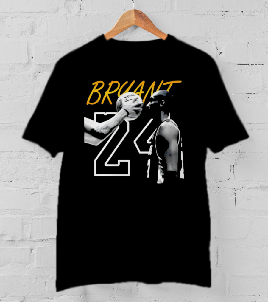 BRYANT 24 SPALDING Basketball NBA Iconic T-Shirt