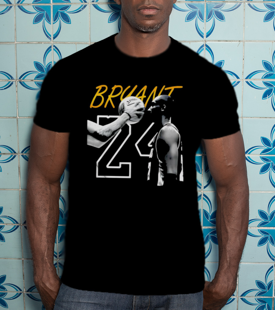 BRYANT 24 SPALDING Basketball NBA Iconic T-Shirt