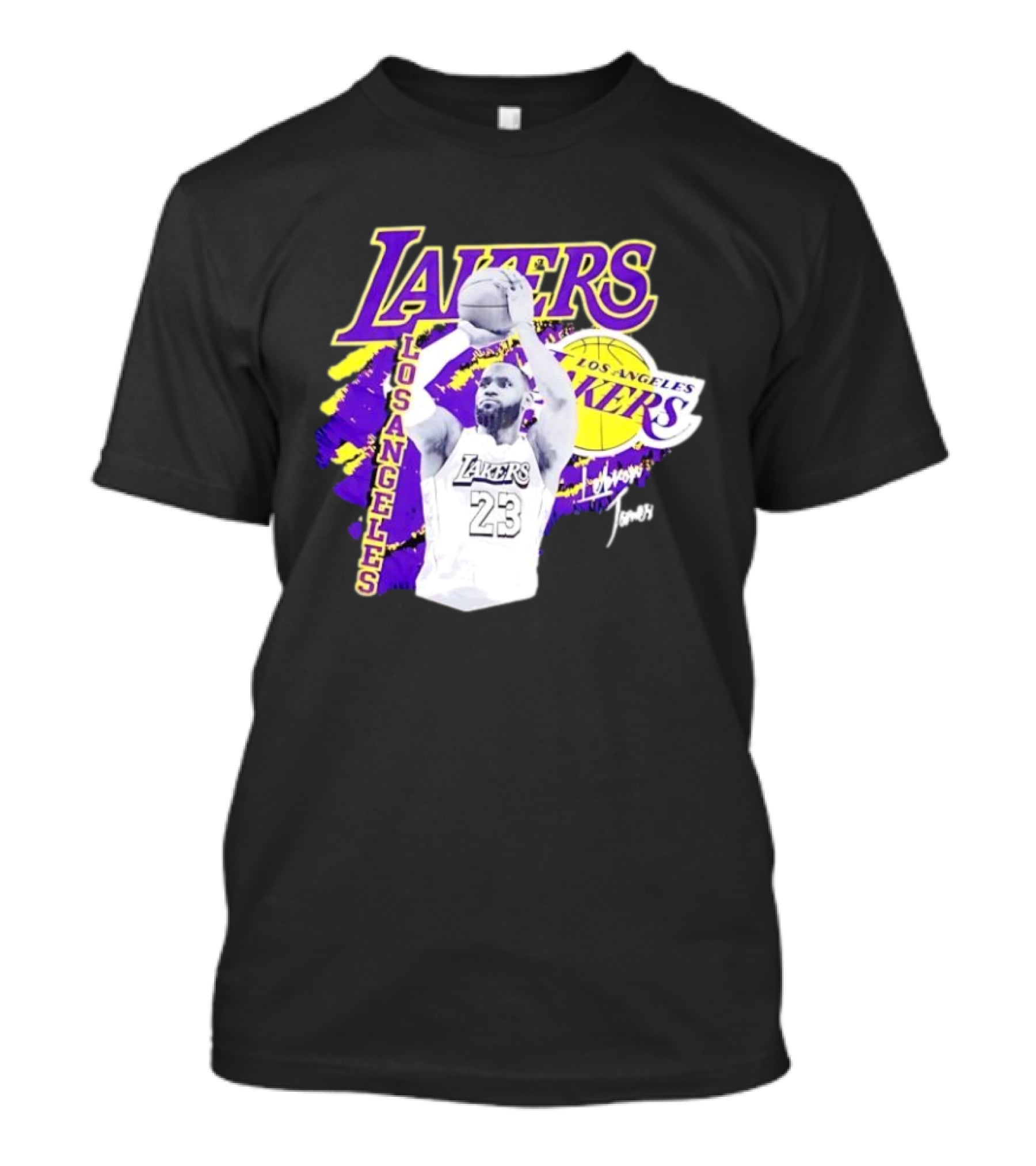 Los Angeles Lakers LeBron James 23 Basketball NBA Team T-Shirt